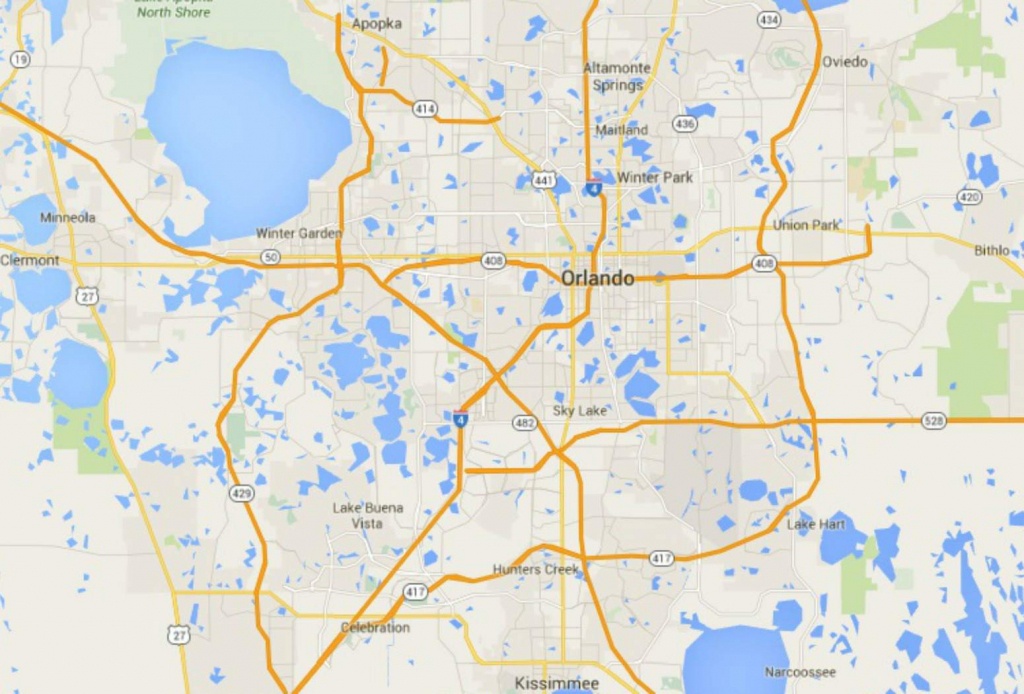 Maps Of Florida: Orlando, Tampa, Miami, Keys, And More - Map Of Central Florida