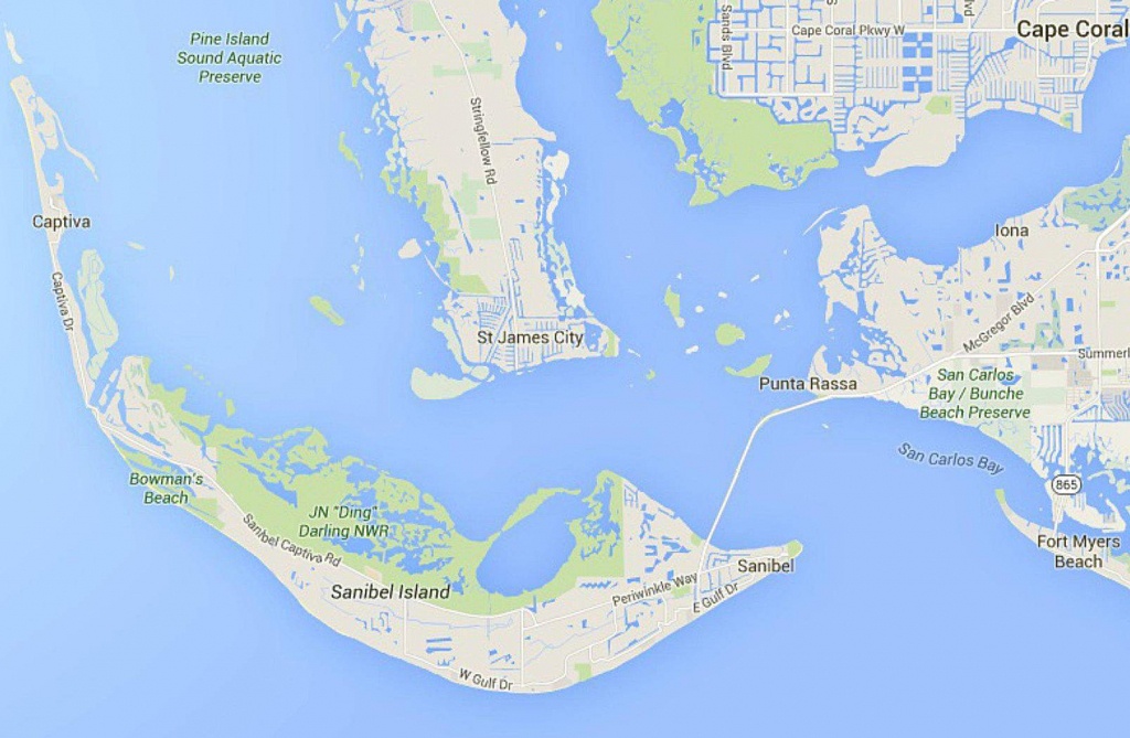 Maps Of Florida: Orlando, Tampa, Miami, Keys, And More - Sanibel Beach Florida Map