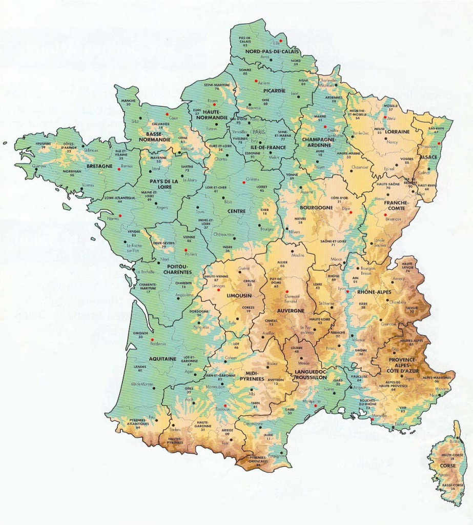 Maps Of France - Bonjourlafrance - Helpful Planning, French Adventure - Large Printable Map Of France