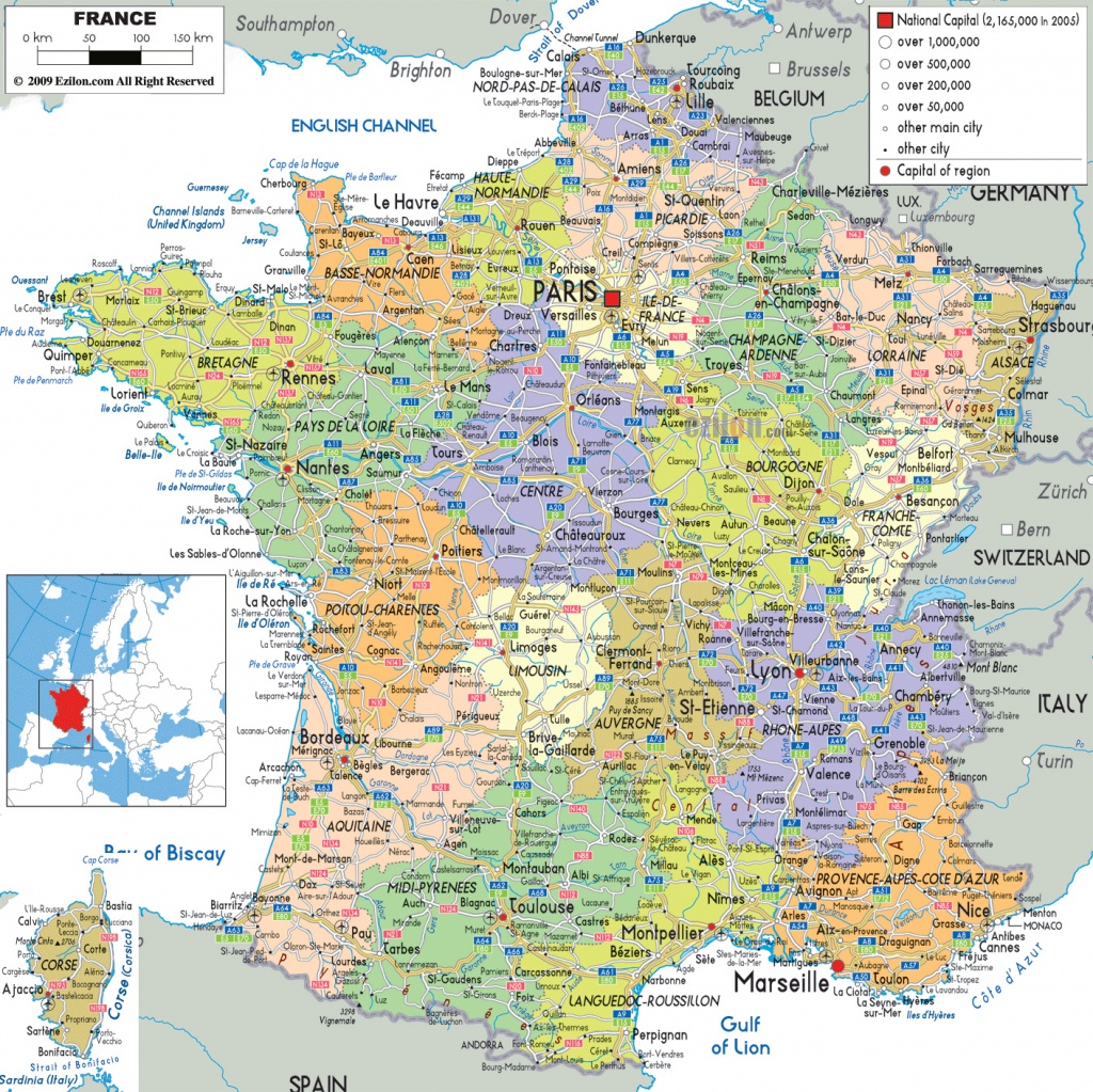 Maps Of France | Detailed Map Of France In English | Tourist Map Of - Printable Map Of France With Cities