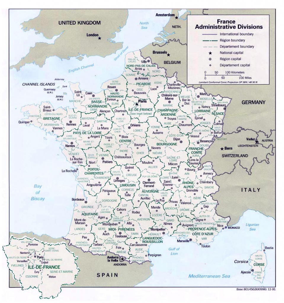 Maps Of France | Detailed Map Of France In English | Tourist Map Of - Printable Map Of France