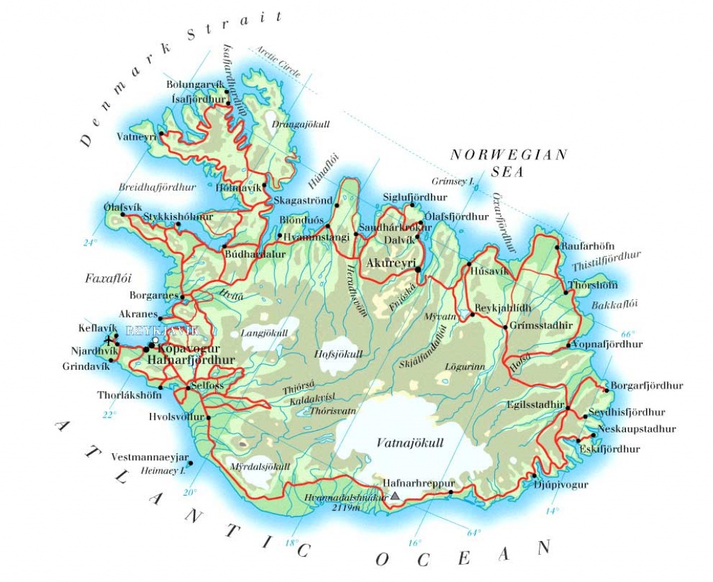 Maps Of Iceland | Detailed Map Of Iceland In English |Tourist Map Of - Printable Driving Map Of Iceland