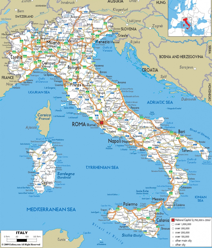 Maps Of Italy | Detailed Map Of Italy In English | Tourist Map Of - Free Printable Map Of Italy