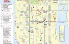 Maps Of New York Top Tourist Attractions - Free, Printable - Printable Map Of Manhattan Ny