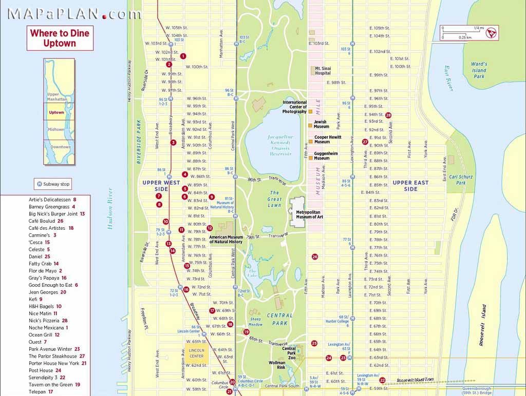 Maps Of New York Top Tourist Attractions - Free, Printable - Printable ...