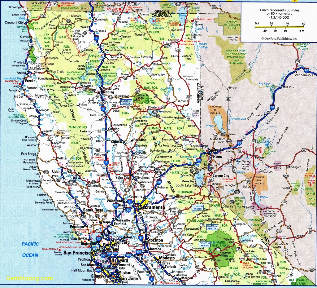 Maps Of Northern California Coast Map Of Central Coast California - Map Of Central And Northern California Coast
