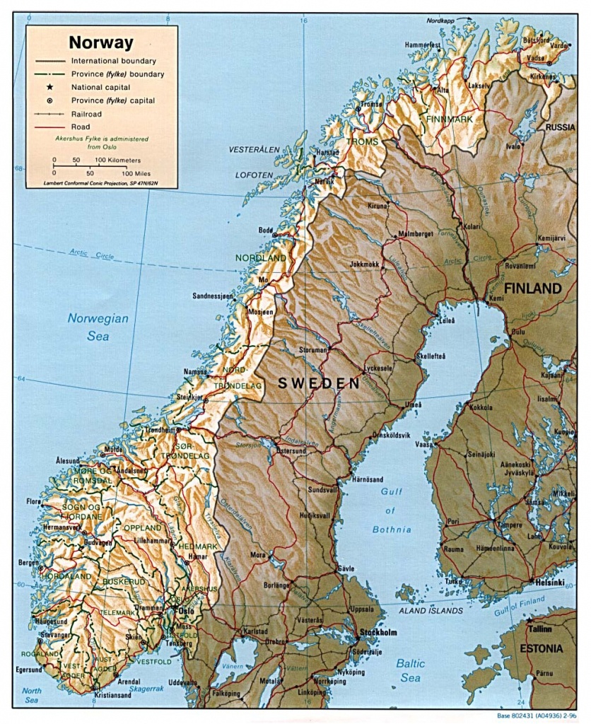 Maps Of Norway | Detailed Map Of Norway In English | Tourist Map Of - Printable Map Of Norway With Cities