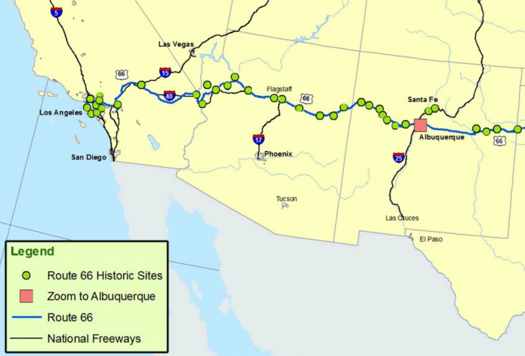 Maps Of Route 66: Plan Your Road Trip - Route 66 Map California