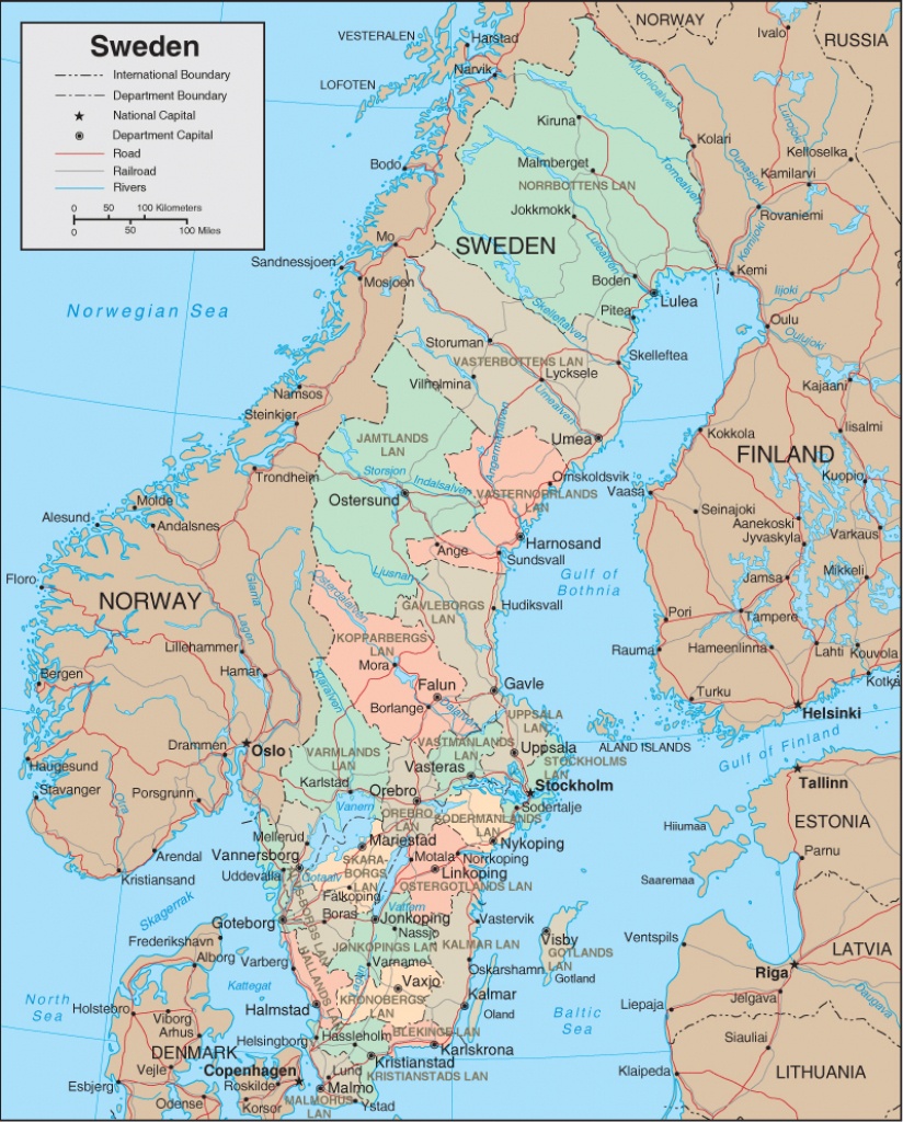Maps Of Sweden | Detailed Map Of Sweden In English | Tourist Map Of - Printable Map Of Sweden