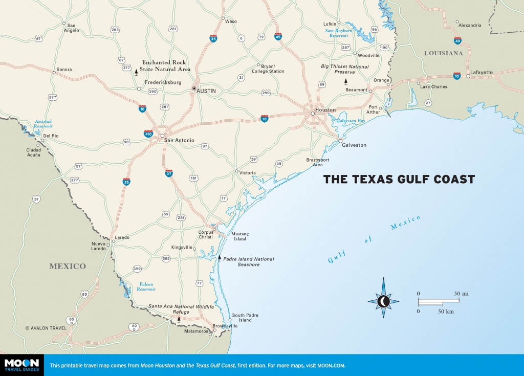 Maps Of Texas Gulf Coast And Travel Information | Download Free Maps - Map Coastal Texas