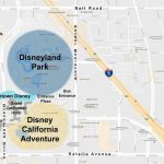 Maps Of The Disneyland Resort   Map Of California Anaheim Area