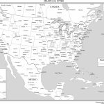 Maps Of The United States   Printable Us Map With Cities