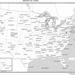 Maps Of The United States   Printable Usa Map With Capitals