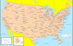 Maps Of The United States - Us Map With Cities And States Printable