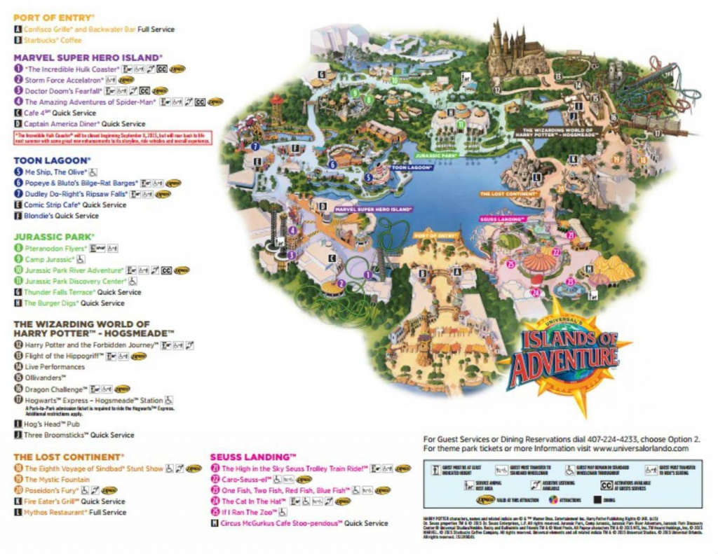 Maps Of Universal Orlando Resort&amp;#039;s Parks And Hotels - Orlando Florida Theme Parks Map