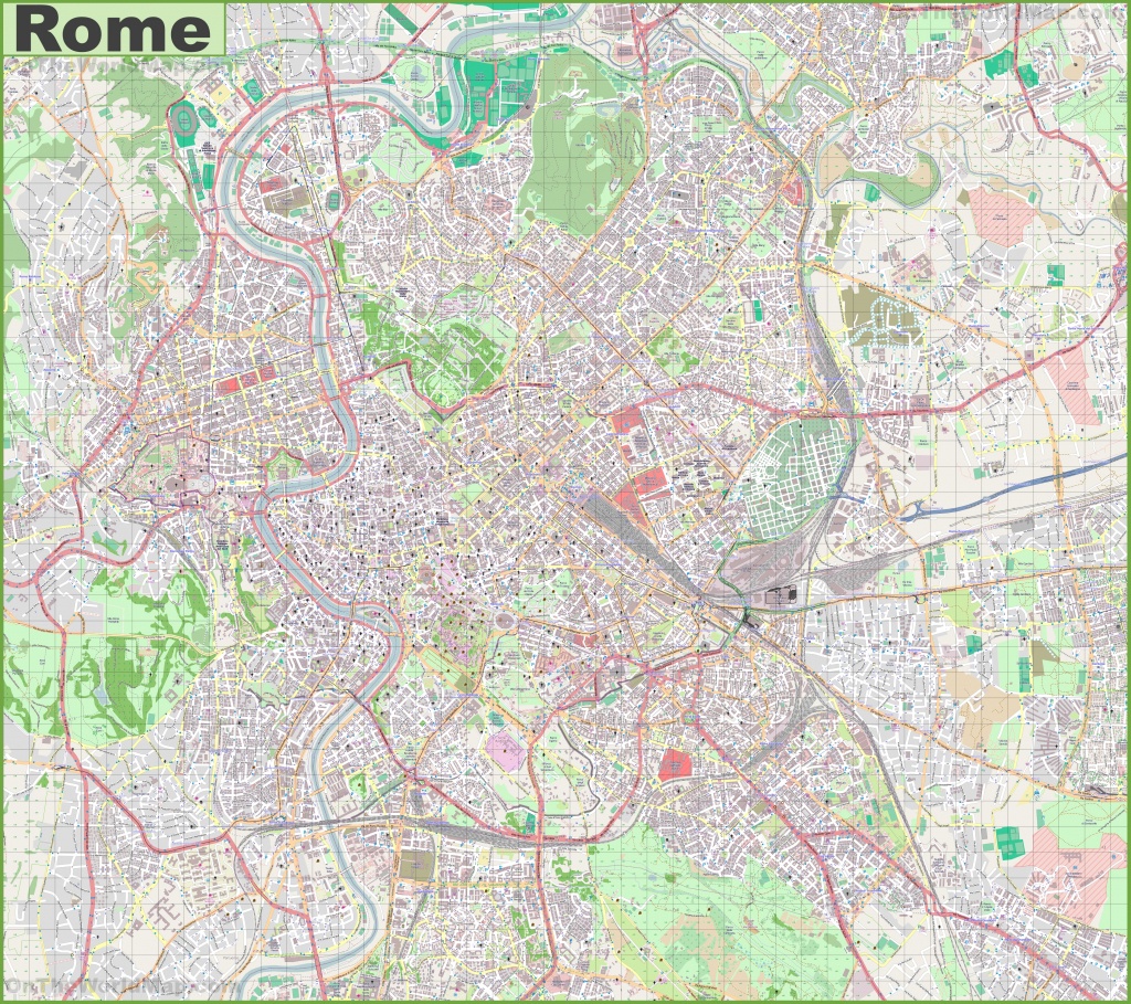 Maps. Street Map Of Rome Italy - Diamant-Ltd - Street Map Of Rome Italy Printable