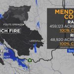 Maps: Wildfires Burning Across California | Abc7News   Southern California Campgrounds Map