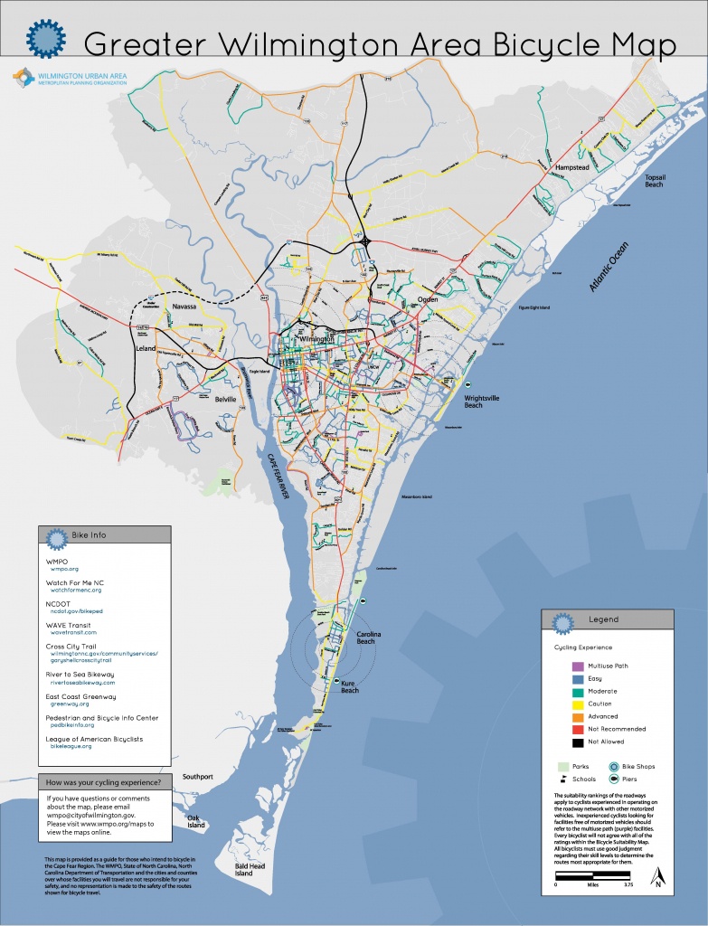 Maps | Wilmington Urban Area Metropolitan Planning Organization - Printable Map Of Wilmington Nc