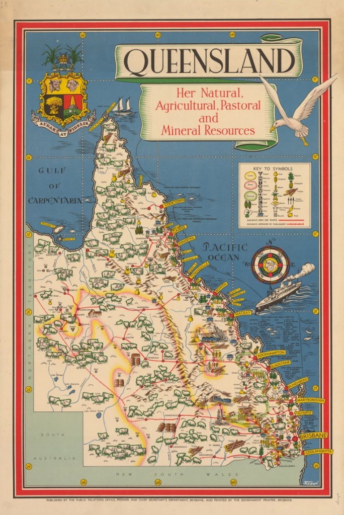 Maps | X Marks The Spot | Map, Australia Map, Queensland Australia - Queensland Road Maps Printable
