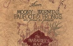 Marauder's Map | Harry Potter | Harry Potter, Marauders Map - Harry Potter Map Marauders Free Printable