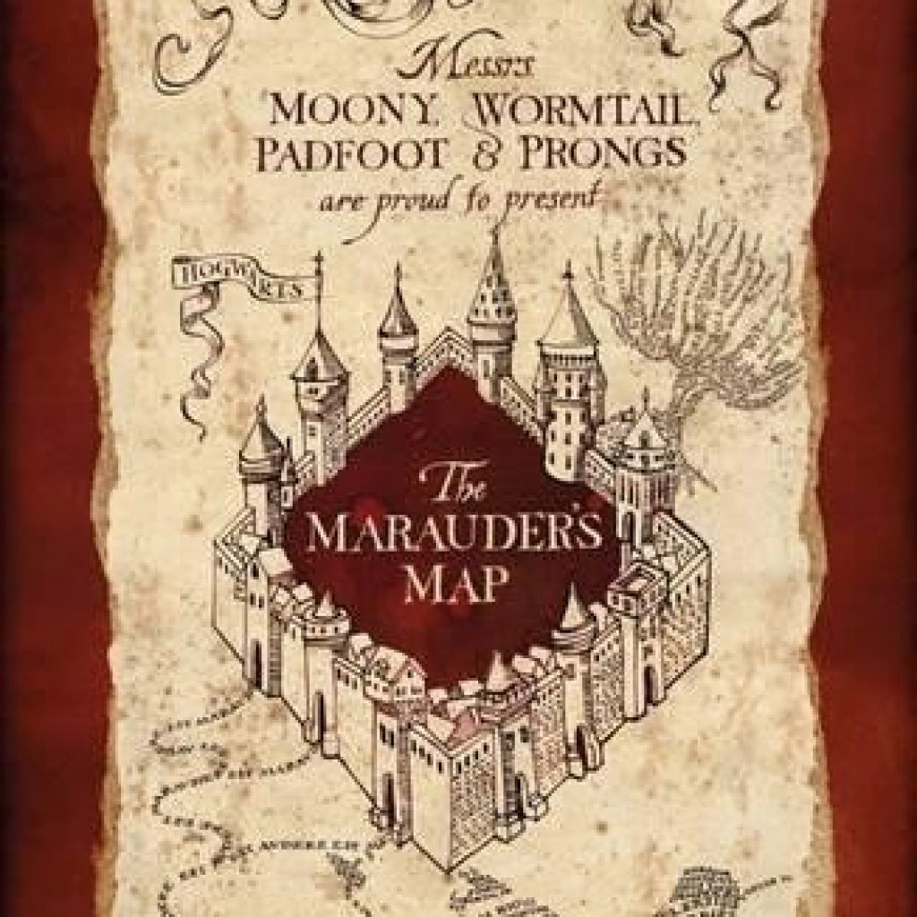 Marauders Map Printable Harry Potter Marauder S Posters At - Marauder&amp;amp;#039;s Map Replica Printable