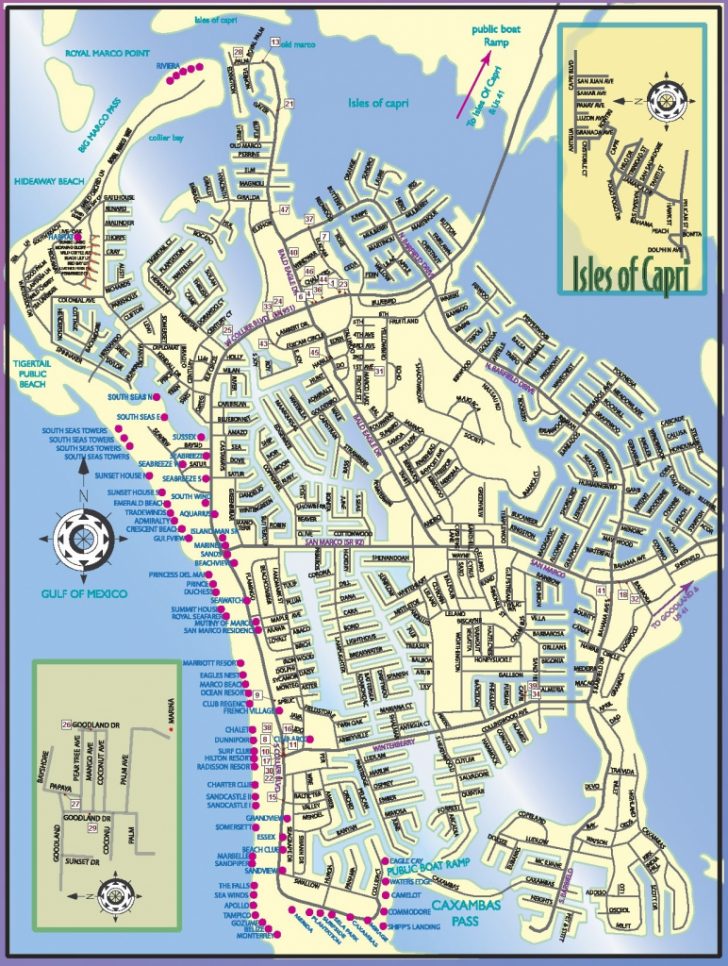 Marco Island Florida Map 