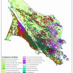 Marin County Vegetation Fuel Model, Wildfire Modeling   Marin County California Map