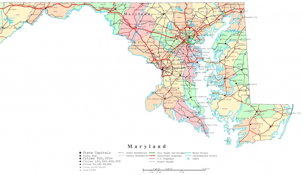 Maryland County Map Printable | Printable Maryland Map | Adorable In - Printable Map Of Maryland