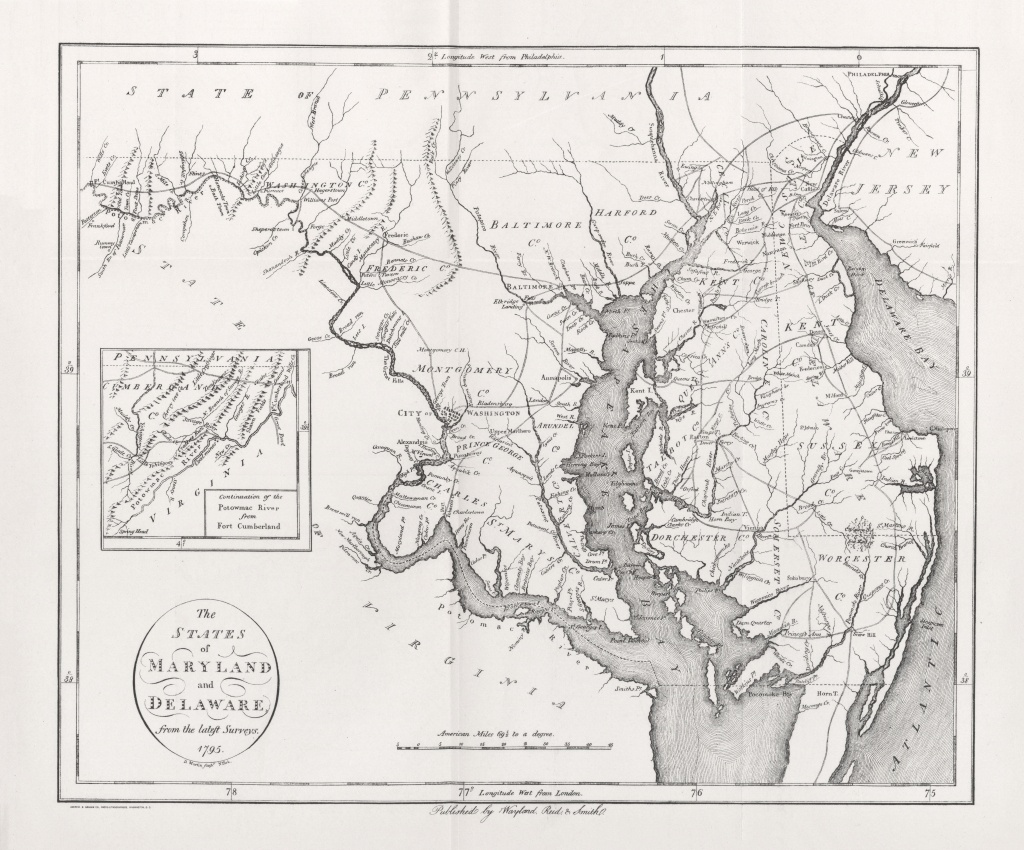 Maryland Maps - Perry-Castañeda Map Collection - Ut Library Online - Printable Map Of Annapolis Md