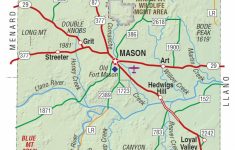 Mason County | The Handbook Of Texas Online| Texas State Historical - Llano Texas Map