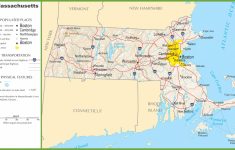 Massachusetts Highway Map - Printable Map Of Massachusetts