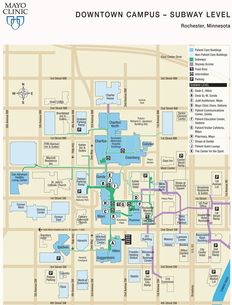 Mayo Campus Map – Bestinthesw - Mayo Clinic Florida Map | Printable Maps