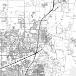 Mckinney, Texas   Area Map   Light | Hebstreits Sketches   Street Map Of Mckinney Texas
