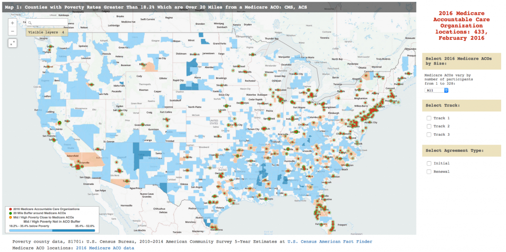 Medicare Accountable Care Organizations &amp;amp; Poverty Rates - Medicare Locality Map Florida