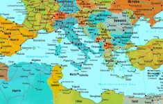 Mediterranean Countries Map - Mediterranean Map Printable