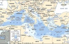 Mediterranean Europe Map - World Wide Maps - Mediterranean Map Printable