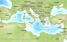 Mediterranean Map - Mediterranean Map Printable