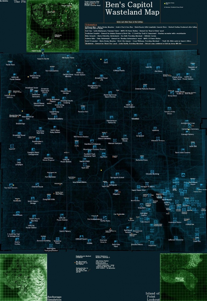 Mega Fallout 3 Map At Fallout3 Nexus Mods And Community Fallout 3 Printable Map 