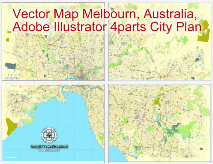 Printable Map Of Melbourne