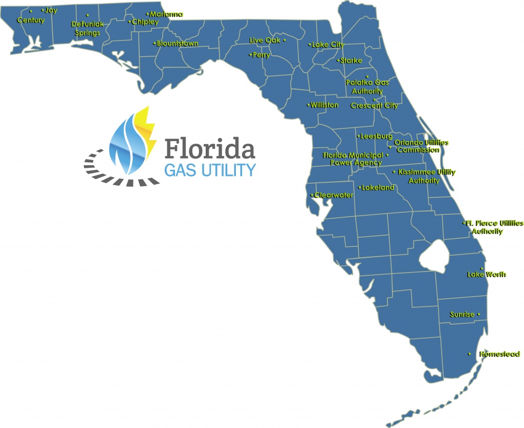 Members – Florida Gas Utility - Florida City Gas Service Area Map
