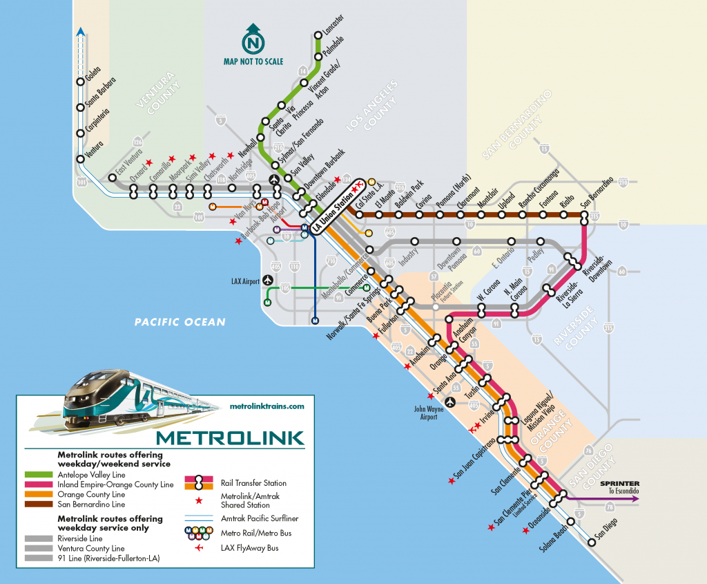 Metrolink Weekends | $10 Day Pass Anywhere! | Travel Maps | Map - Southern California Metrolink Map