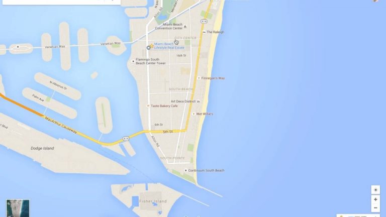 miami beach neighborhood tour & google maps walkthru