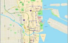 Miami Downtown Map - Miami City Map Printable