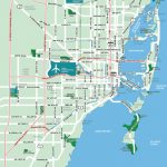 Miami, Florida Map   The Map Of Miami Florida