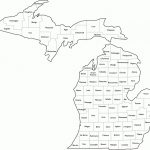 Michigan County Map With Names   Michigan County Maps Printable