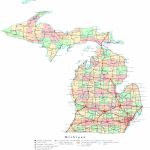 Michigan Printable Map   Michigan River Map Printable