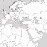 Middle East Blank Political Map Hoosiersunite Throughout Also Road   Printable Blank Map Of Middle East