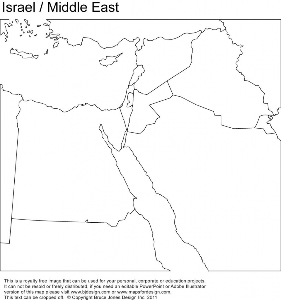 Middle East, Israel Printable Maps No Text | Girl Scout - World - Printable Blank Map Of Middle East