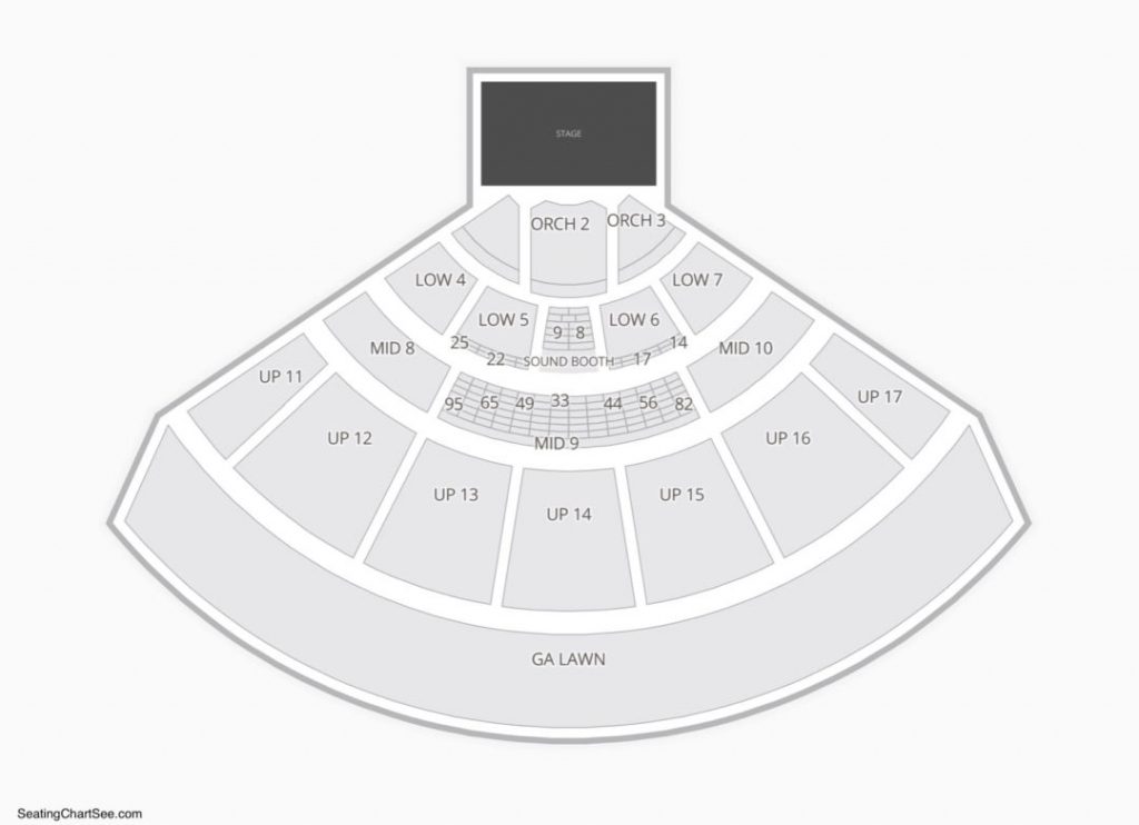 Midflorida Credit Union Amphitheatre Seating Chart | Seating Charts ...