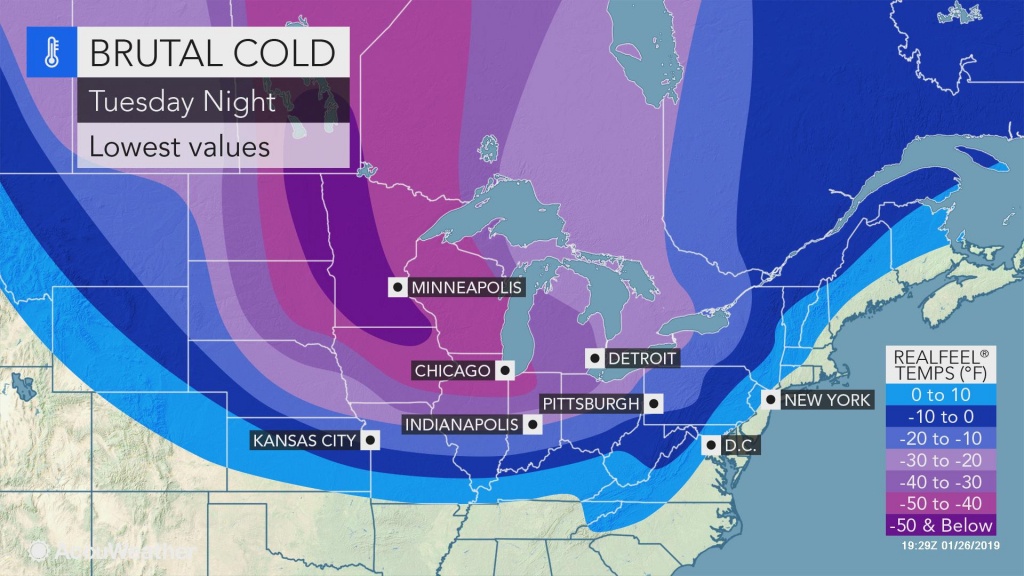 Midwestern Us Braces For Coldest Weather In Years As Polar Vortex - Florida Radar Map